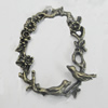 Pendant/Charm. Fashion Zinc Alloy Jewelry Findings. Lead-free. 44x37mm. Sold by Bag