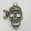 Pendant/Charm. Fashion Zinc Alloy Jewelry Findings. Lead-free. 28x21mm. Sold by Bag