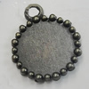 Zinc Alloy Cabochon Settings. Fashion jewelry findings. Lead-free. 20x16mm. Inner dia: 14mm. Sold by Bag