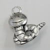 Pendant/Charm. Fashion Zinc Alloy Jewelry Findings. Lead-free. Animal 17x13mm. Sold by Bag
