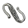 Clasps. Fashion Zinc Alloy Jewelry Findings. Lead-free. 23x13mm. Sold by Bag