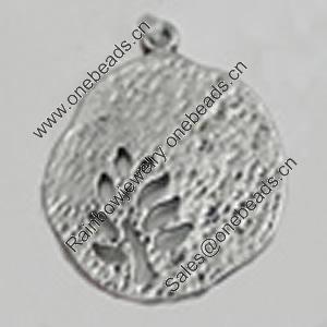 Pendant/Charm. Fashion Zinc Alloy Jewelry Findings. Lead-free. 23x28mm. Sold by Bag