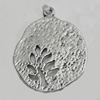 Pendant/Charm. Fashion Zinc Alloy Jewelry Findings. Lead-free. 23x28mm. Sold by Bag
