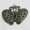 Pendant/Charm. Fashion Zinc Alloy Jewelry Findings. Lead-free. Animal 24x21mm. Sold by Bag