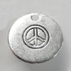 Pendant/Charm. Fashion Zinc Alloy Jewelry Findings. Lead-free. 20mm. Sold by Bag