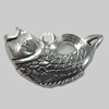 Pendant/Charm. Fashion Zinc Alloy Jewelry Findings. Lead-free. Animal 32x20mm. Sold by Bag