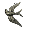  Pendant/Charm. Fashion Zinc Alloy Jewelry Findings. Lead-free. Animal 27x38mm. Sold by Bag