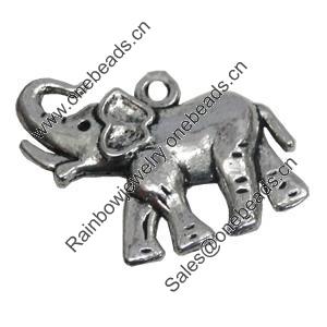 Pendant/Charm. Fashion Zinc Alloy Jewelry Findings. Lead-free. Animal 35x30mm. Sold by PC