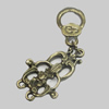 Pendant/Charm. Fashion Zinc Alloy Jewelry Findings. Lead-free. 50x18mm. Sold by PC