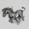 Pendant/Charm. Fashion Zinc Alloy Jewelry Findings. Lead-free. Animal 50x47mm. Sold by PC