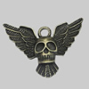 Pendant/Charm. Fashion Zinc Alloy Jewelry Findings. Lead-free. 30x33mm. Sold by Bag