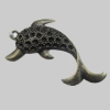 Pendant/Charm. Fashion Zinc Alloy Jewelry Findings. Lead-free. Animal 73x39mm. Sold by PC