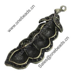 Pendant/Charm. Fashion Zinc Alloy Jewelry Findings. Lead-free. 70x25mm. Sold by PC