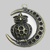 Pendant/Charm. Fashion Zinc Alloy Jewelry Findings. Lead-free. Animal 50x40mm. Sold by PC