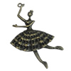 Pendant/Charm. Fashion Zinc Alloy Jewelry Findings. Lead-free. People 73x42mm. Sold by PC
