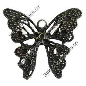 Pendant/Charm. Fashion Zinc Alloy Jewelry Findings. Lead-free. Animal 58x52mm. Sold by PC