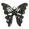 Pendant/Charm. Fashion Zinc Alloy Jewelry Findings. Lead-free. Animal 58x52mm. Sold by PC