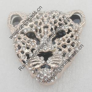 Pendant/Charm. Fashion Zinc Alloy Jewelry Findings. Lead-free. Animal 49x50mm. Sold by PC