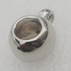 Zinc Alloy Bali & Cord End Caps. Fashion Jewelry Findings. Lead-free. 11.5mm. Hole:6.5mm. Sold by Bag