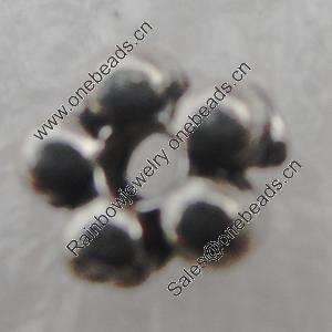 Spacer. Fashion Zinc Alloy Jewelry Findings. Lead-free. 4mm. Hole:1mm. Sold by Bag