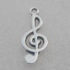 Pendant/Charm. Fashion Zinc Alloy Jewelry Findings. Lead-free. Note 25x10mm. Sold by Bag