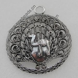 Pendant/Charm. Fashion Zinc Alloy Jewelry Findings. Lead-free. 57mm. Sold by PC