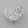 Beads. Fashion Zinc Alloy Jewelry Findings. Lead-free. 15x17mm. Hole:1mm. Sold by Bag