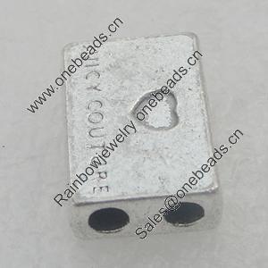 Beads. Fashion Zinc Alloy Jewelry Findings. Lead-free. 13x9mm. Hole:2mm. Sold by Bag
