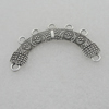 Connetor. Fashion Zinc Alloy Jewelry Findings. Lead-free. 45x10mm. Sold by Bag
