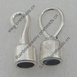 Clasps. Fashion Zinc Alloy Jewelry Findings. Lead-free. 22x7mm. Sold by Bag