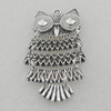 Pendant/Charm. Fashion Zinc Alloy Jewelry Findings. Lead-free. Animal 50x25mm. Sold by Bag