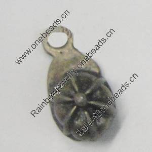 Pendant/Charm. Fashion Zinc Alloy Jewelry Findings. Lead-free. Hat 13x6mm. Sold by Bag