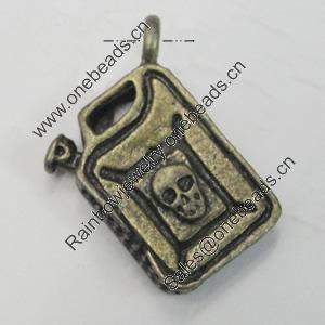 Pendant/Charm. Fashion Zinc Alloy Jewelry Findings. Lead-free. 14x11mm. Sold by Bag