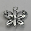 Pendant/Charm. Fashion Zinc Alloy Jewelry Findings. Lead-free. Animal 12x12mm. Sold by Bag