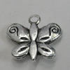Pendant/Charm. Fashion Zinc Alloy Jewelry Findings. Lead-free. Animal 12x12mm. Sold by Bag