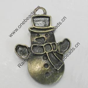 Pendant/Charm. Fashion Zinc Alloy Jewelry Findings. Lead-free. 25x19mm. Sold by Bag