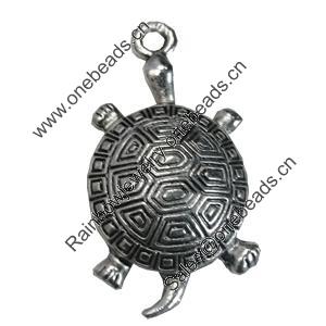 Pendant/Charm. Fashion Zinc Alloy Jewelry Findings. Lead-free. Animal 35x19mm. Sold by Bag