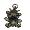 Pendant/Charm. Fashion Zinc Alloy Jewelry Findings. Lead-free. Animal 23x15mm. Sold by Bag