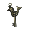 Pendant/Charm. Fashion Zinc Alloy Jewelry Findings. Lead-free. Animal 20x35mm. Sold by Bag
