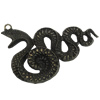 Pendant/Charm. Fashion Zinc Alloy Jewelry Findings. Lead-free. Animal 46x31mm. Sold by Bag
