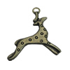 Pendant/Charm. Fashion Zinc Alloy Jewelry Findings. Lead-free. Animal 24x24mm. Sold by Bag