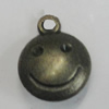 Pendant/Charm. Fashion Zinc Alloy Jewelry Findings. Lead-free. 12x10mm. Sold by Bag