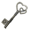 Pendant/Charm. Fashion Zinc Alloy Jewelry Findings. Lead-free. 42x21mm. Sold by Bag