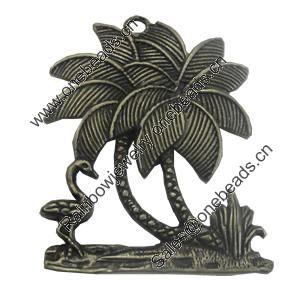 Pendant/Charm. Fashion Zinc Alloy Jewelry Findings. Lead-free. 43x52mm. Sold by PC