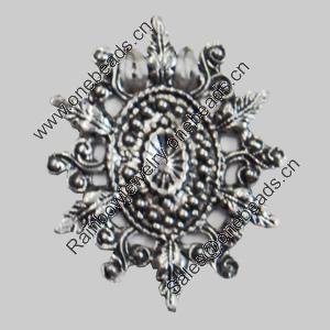 Pendant/Charm. Fashion Zinc Alloy Jewelry Findings. Lead-free. 33x27mm. Sold by Bag