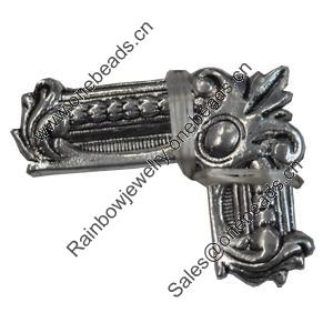 Pendant/Charm. Fashion Zinc Alloy Jewelry Findings. Lead-free. Gun 34x27mm. Sold by Bag