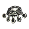 Pendant/Charm. Fashion Zinc Alloy Jewelry Findings. Lead-free. 26x16mm. Sold by Bag