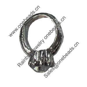 Zinc Alloy Ring. Fashion Zinc Alloy Jewelry Findings. Lead-free. 13x10mm. Sold by Bag