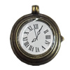 Pendant/Charm. Fashion Zinc Alloy Jewelry Findings. Lead-free. Clock 28x25mm. Sold by Bag