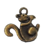 Pendant/Charm. Fashion Zinc Alloy Jewelry Findings. Lead-free. Animal 13x13mm. Sold by Bag